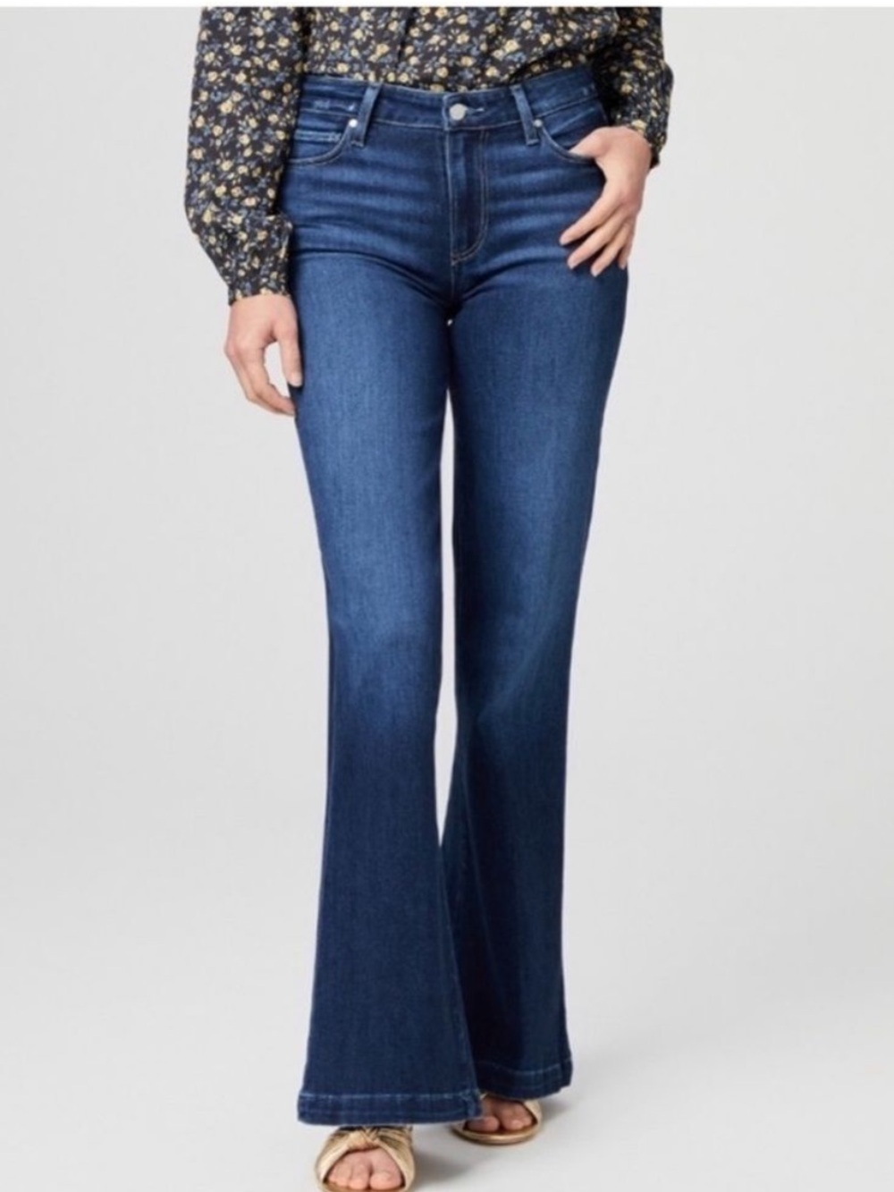 Paige Genevieve High Rise Flare Jean